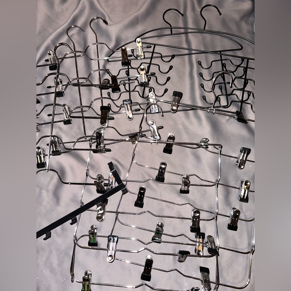 Multiple Tier Clothing Hangers & Over The Door Hanger Bundle Deal